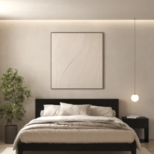 Kohana Japanese Joinery Black Wood Bed